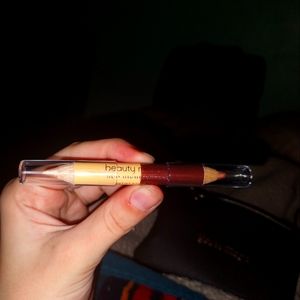 Gold and red highlighter pencil